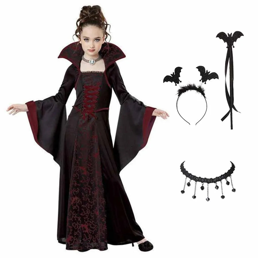 Halloween Costume for Kids Halloween Fantasy Vampire Costume