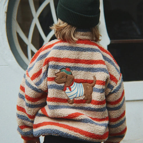 2026 KS Winter Baby Boys Lambswool Cherry Jackets Autumn Kid