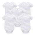 White Cotton Baby Romper – Newborn to 18 Months