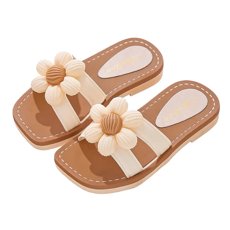Children Slippers Kids Summer Cartoon Beach Shoes Girls Baby
