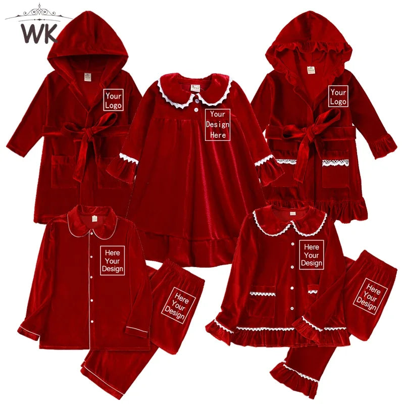 Luxury Velvet Family Christmas Pyjamas
