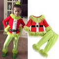 FOCUSNORM 0-7Y Kids Girls Boys Christmas Clothes Set 2pcs Fu