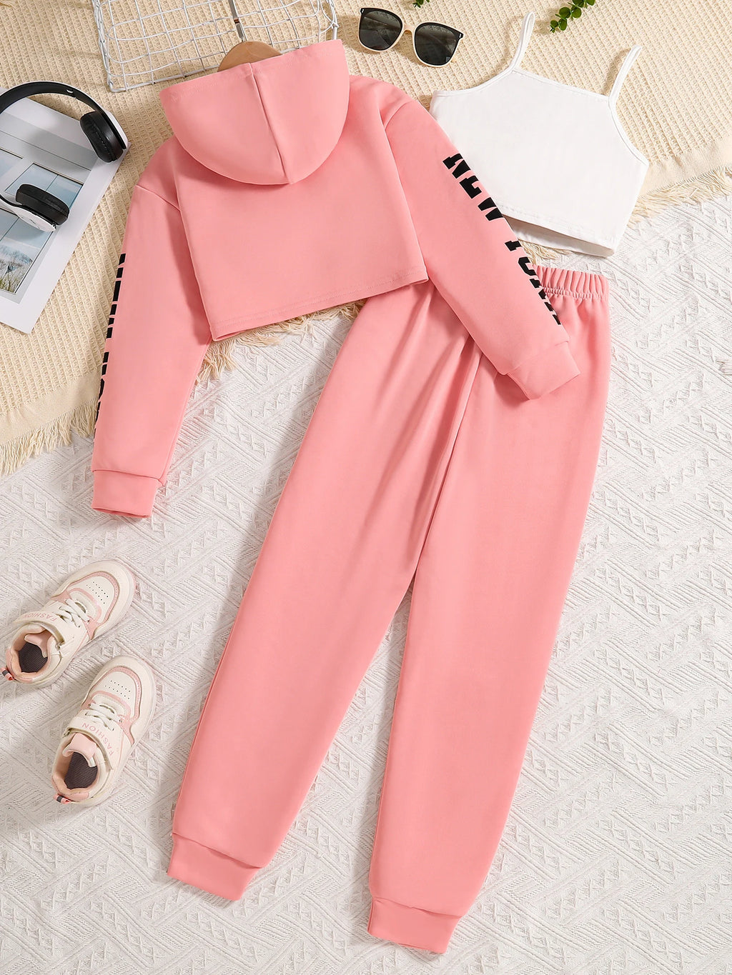 Children's clothing Spring and Autumn fashion girls' set let