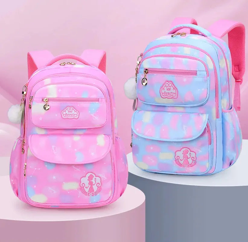 Children Girl Backpack School Bag Pink For Kid Child Teenage