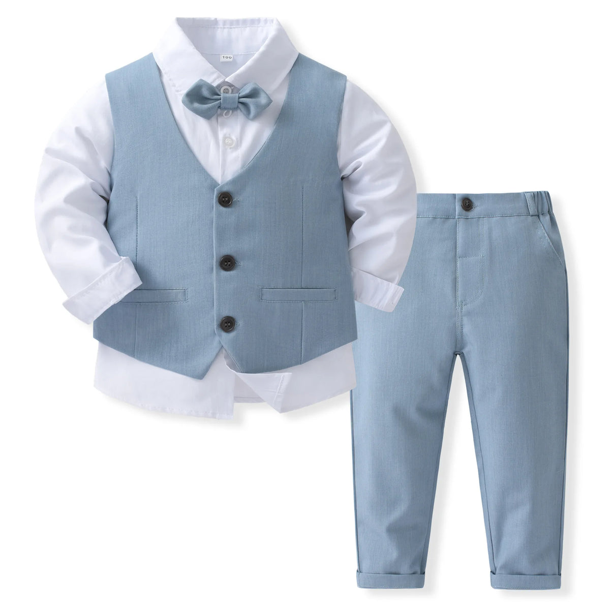 Boys Formal Vest Suit Set – 6 Colours