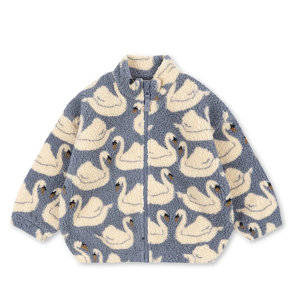 2026 KS Winter Baby Boys Lambswool Cherry Jackets Autumn Kid