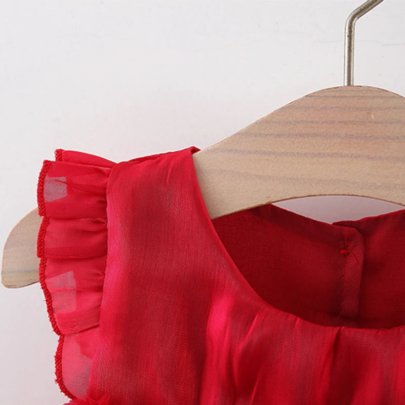 Red Princess Party Dress for Babies & Toddlers