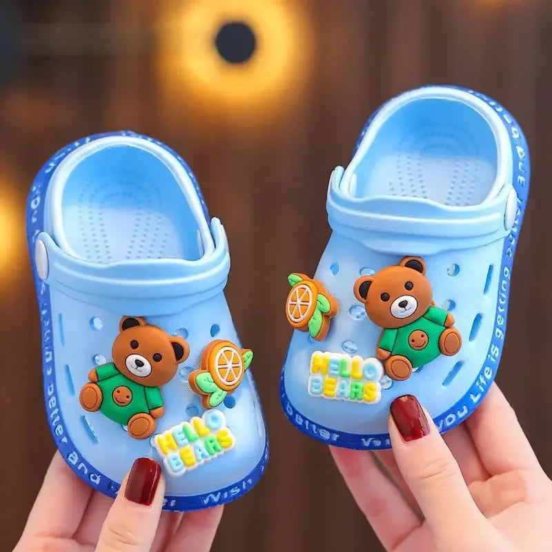 Children's Slippers Cute Cartoon Girls Boys with Soft Soles
