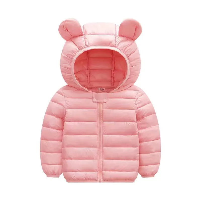 Hooded Lightweight Jackets Children Boys Girls Baby Coats Wi