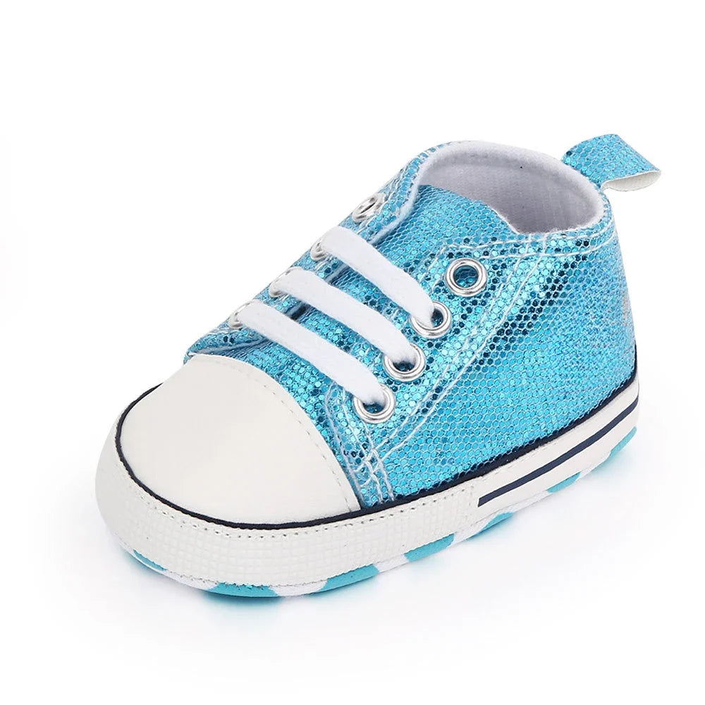Baby Canvas Classic Sneakers Newborn Print Star Sports Baby