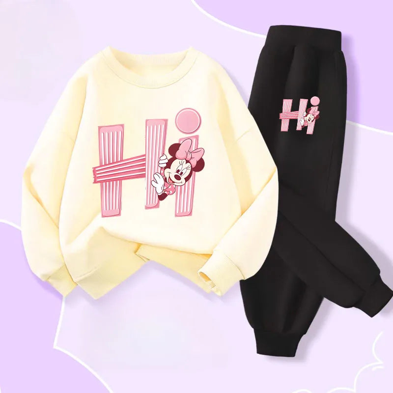 2026 Children's Long Sleeve Pullover Sets Spring Prinyted Gi