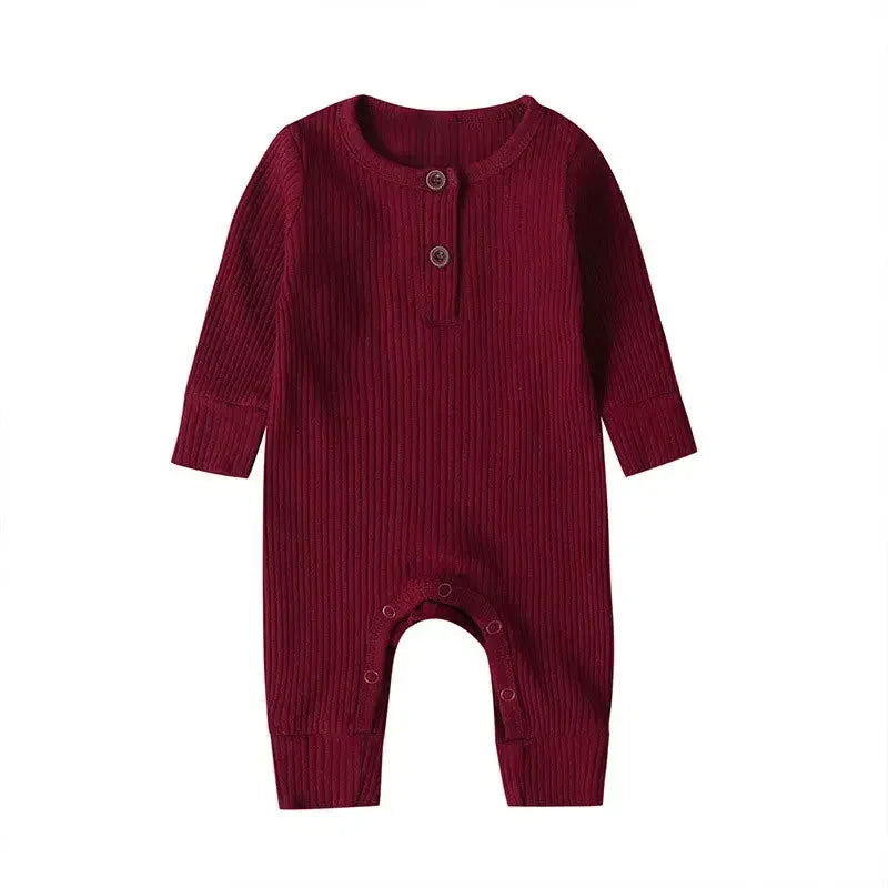 Ribbed Cotton Romper – Newborn to 18 months
