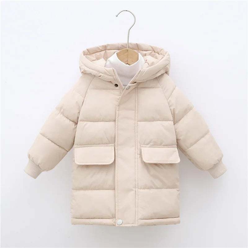 Quilted Parka Coat for Kids | Warm Winter Jacket