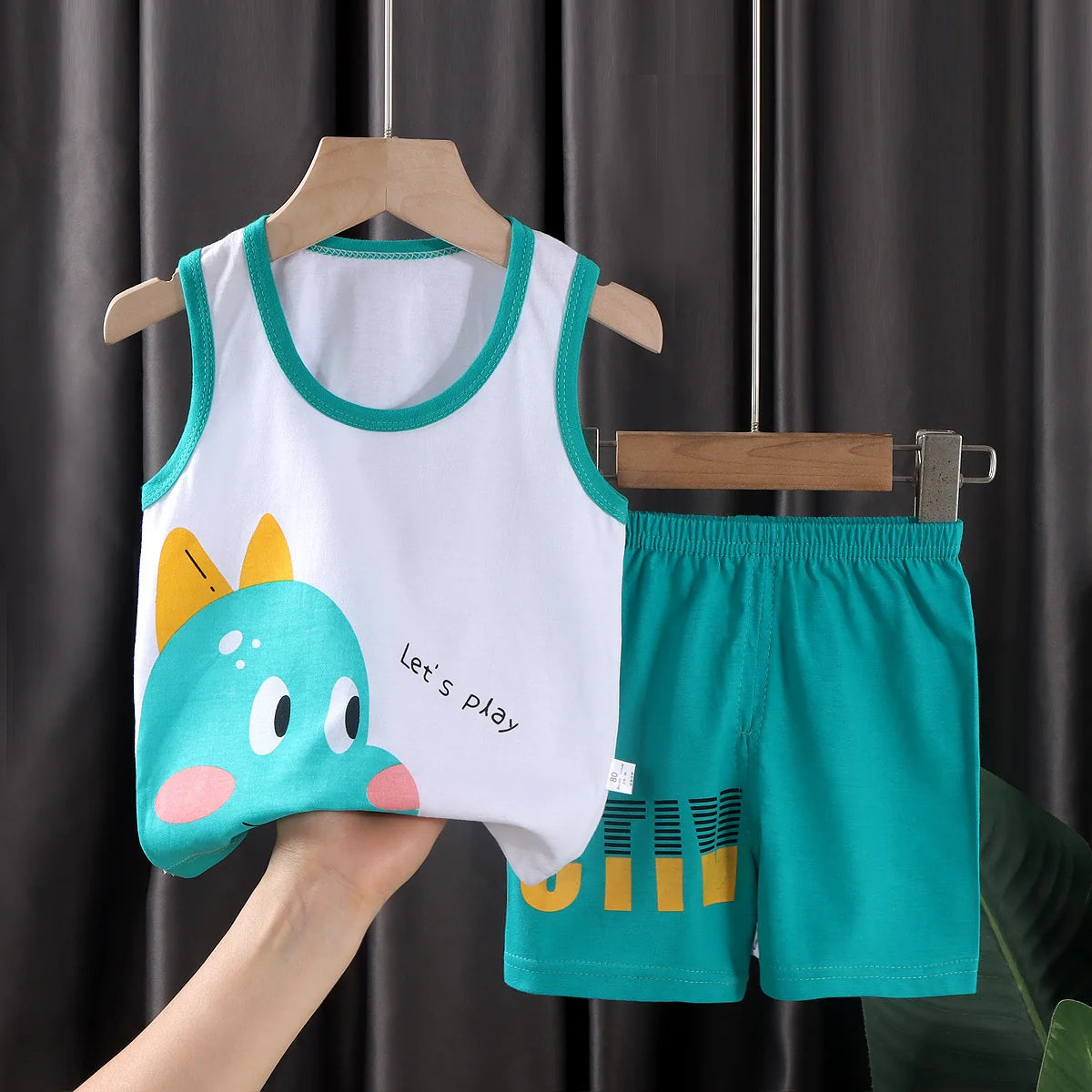 Boys Summer Vest & Shorts Set