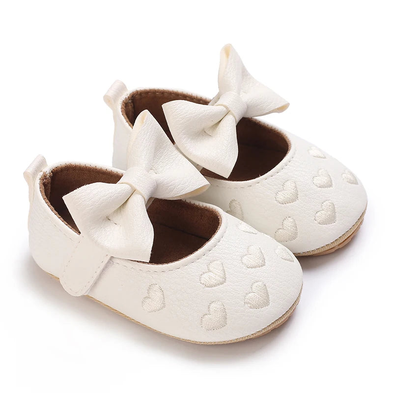 0-1Year Baby Shoes Infant Pre-Walker Shoes Girls Princess Bo