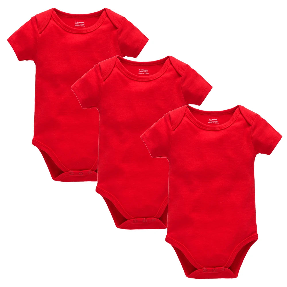 White Cotton Baby Romper – Newborn to 18 Months