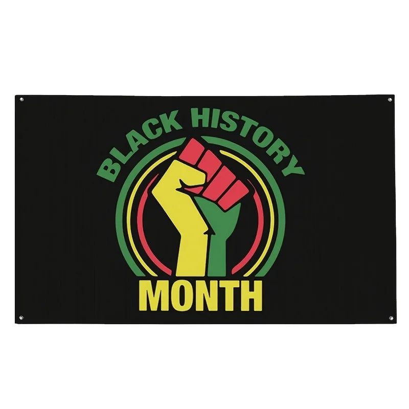 Black History Month Pride Flag Wall Hanging