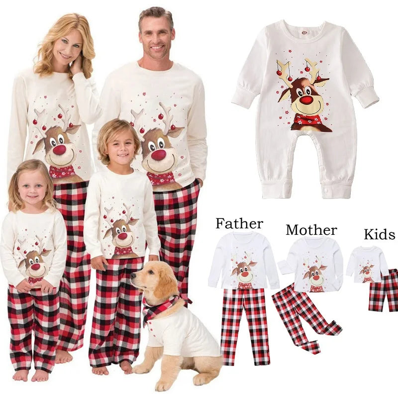 Family Matching Christmas Pyjamas – Deer Print