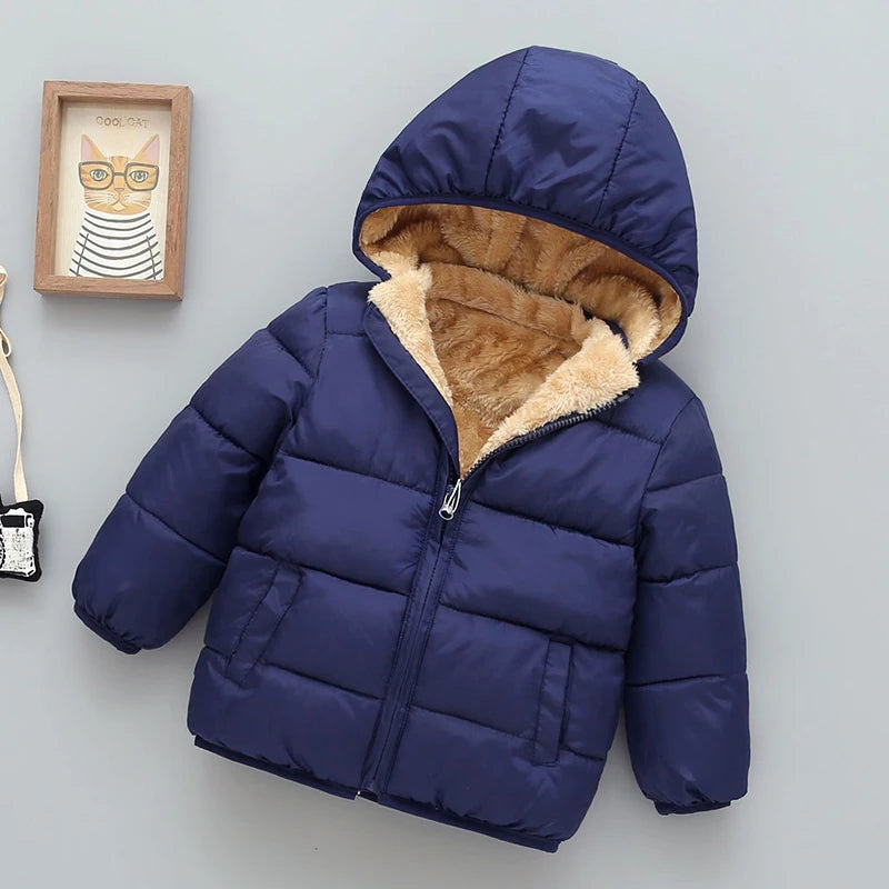 Cosy Fleece Hooded Jacket for Kids