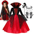Halloween Girl Cosplay Vampire Dress For Kids Ghost Bride Va