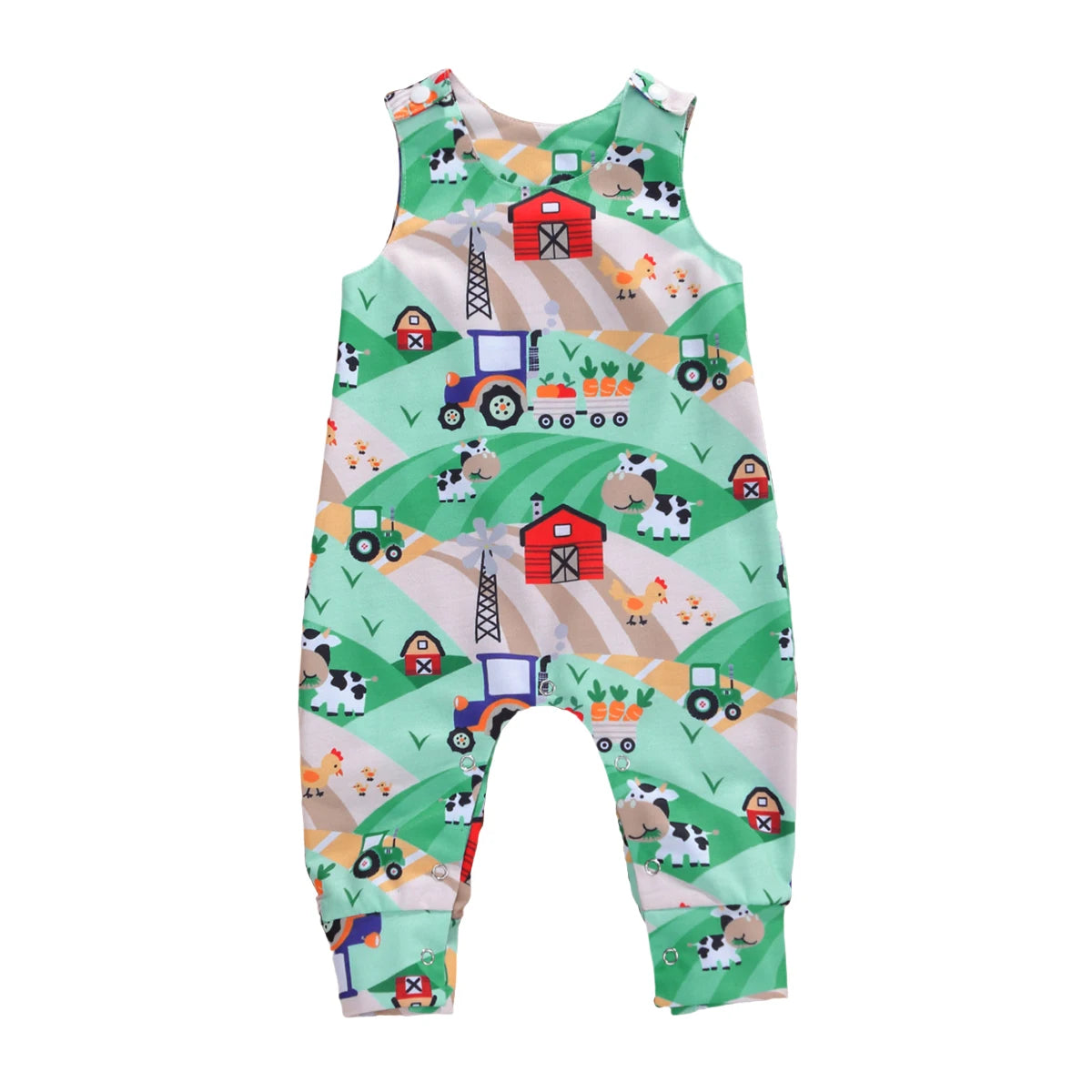 Cotton Summer Romper – Newborn to 24 Months