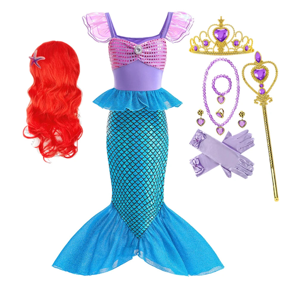 Princess Dress-Up Costume for Girls, Ages 2–10