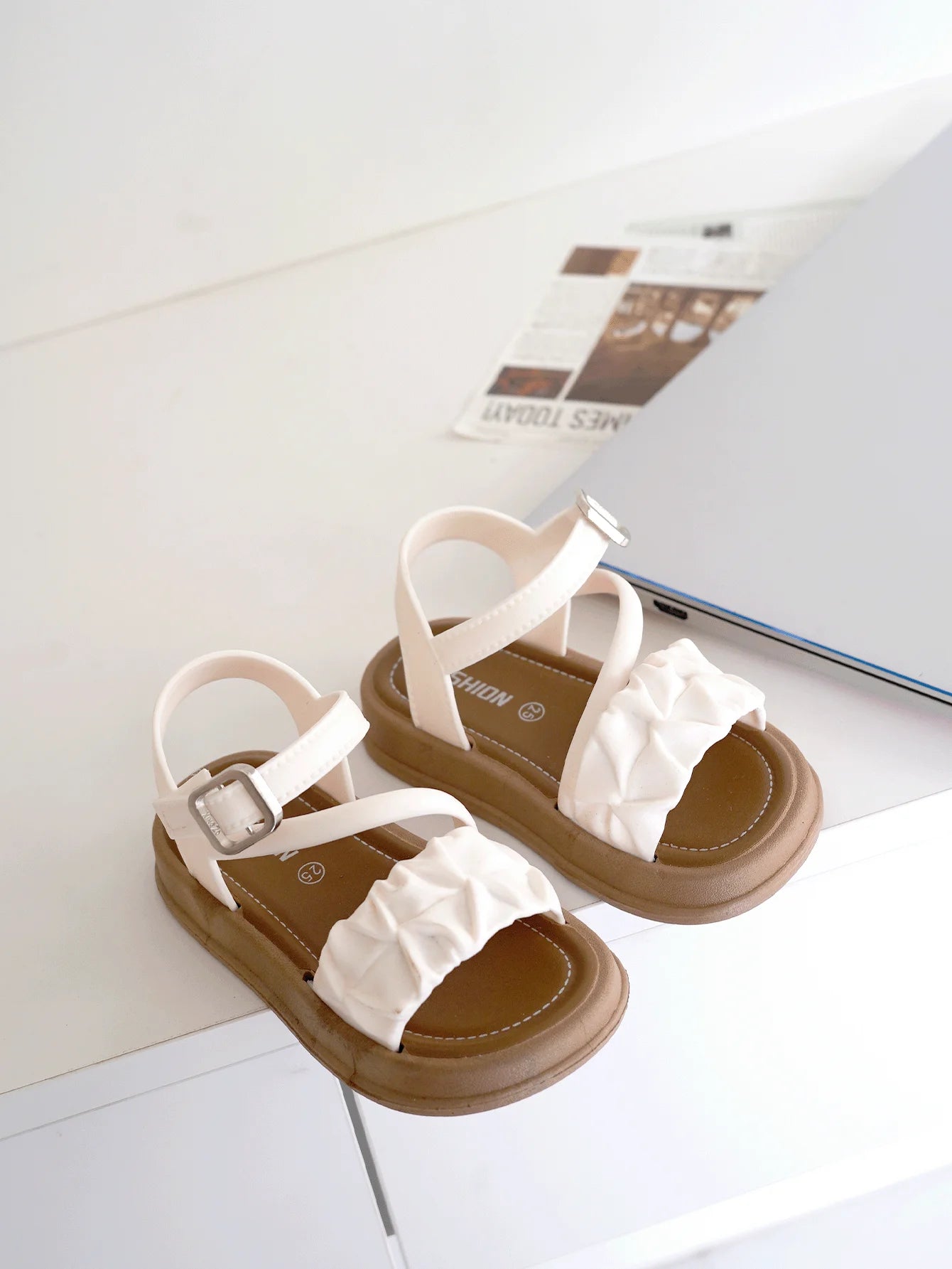 Children's slippers, summer breathable, bow decoration, suit