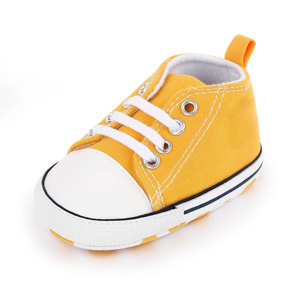 Baby Canvas Classic Sneakers Newborn Print Star Sports Baby