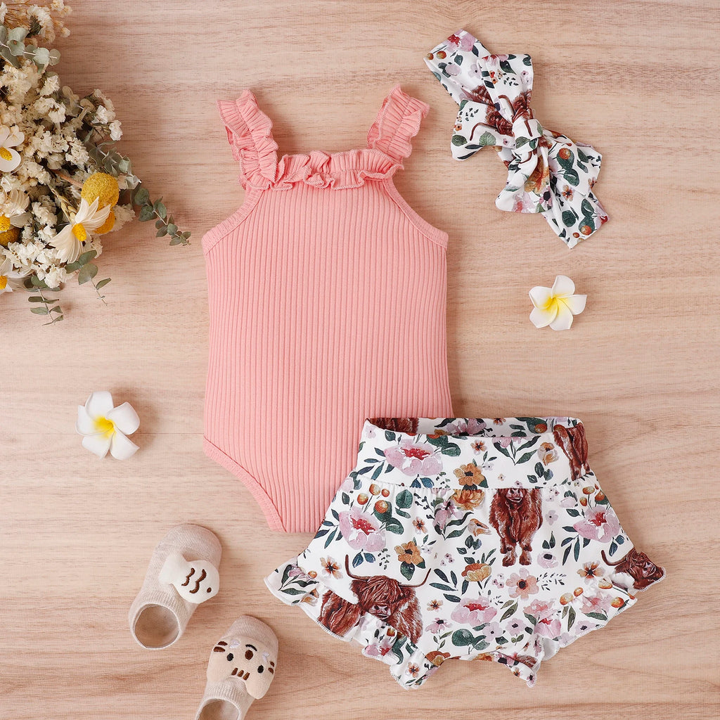 Citgeett Summer Infant Baby Girl Pants Suit Casual Party Off