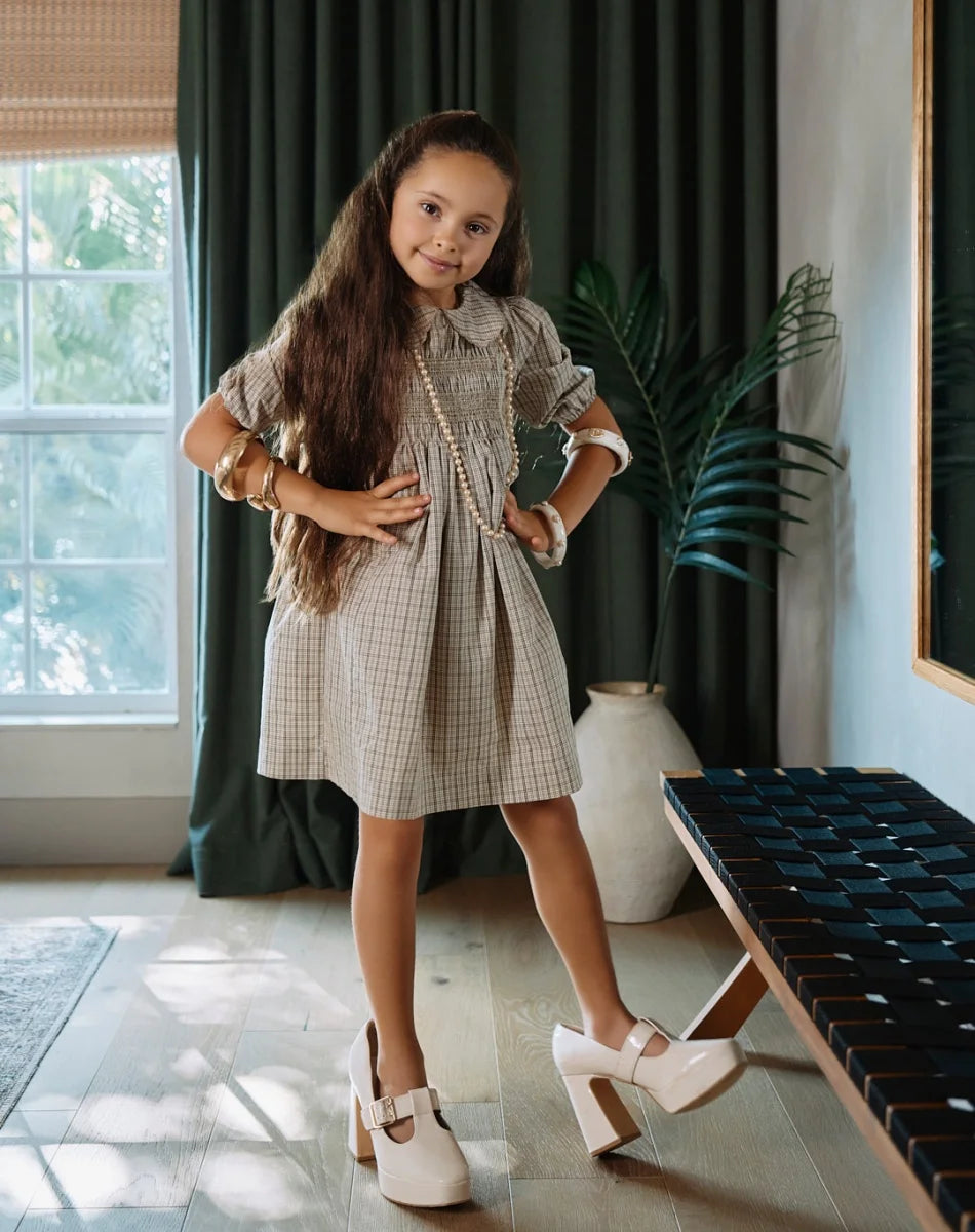 Heritage Checked Smocking Dress | Girls & Boys