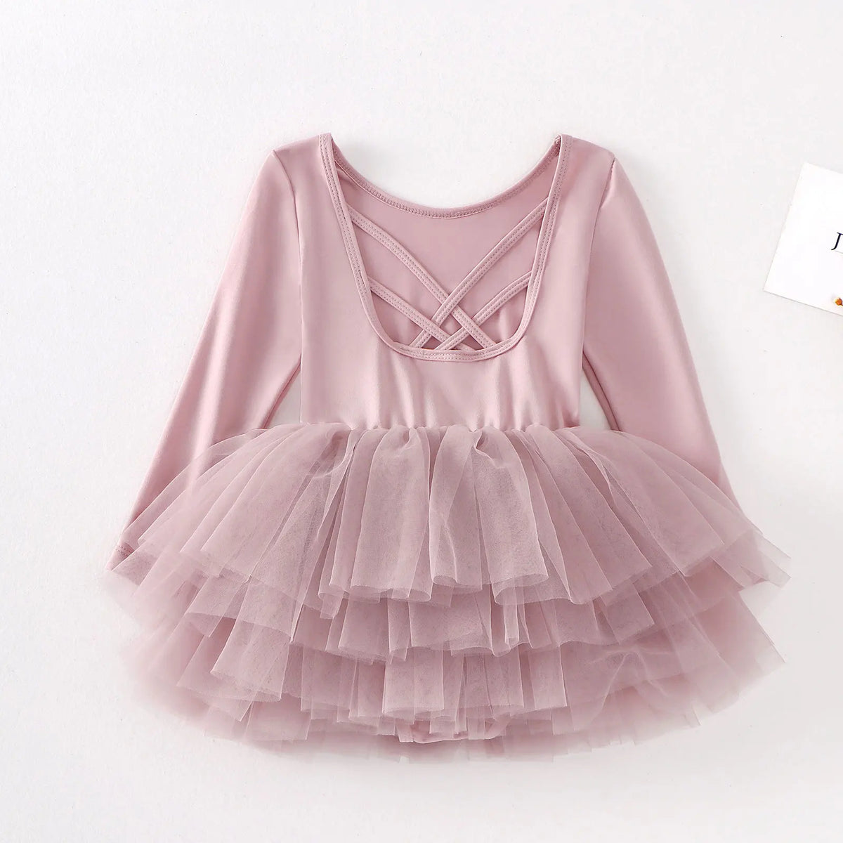 Baby Girl Princess Tutu Dress Long Sleeves Infant Toddler Pu
