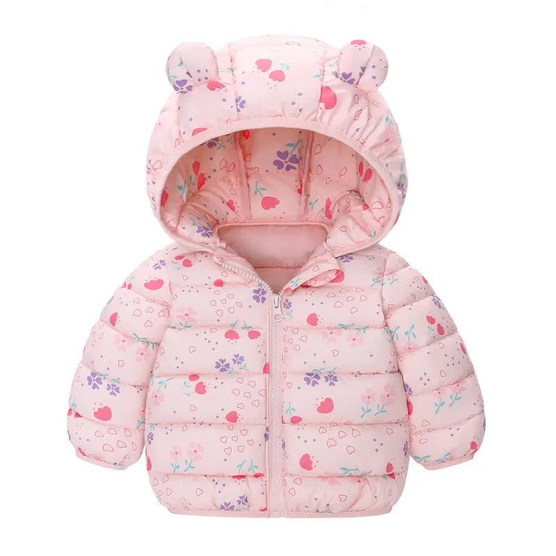 Hooded Lightweight Jackets Children Boys Girls Baby Coats Wi