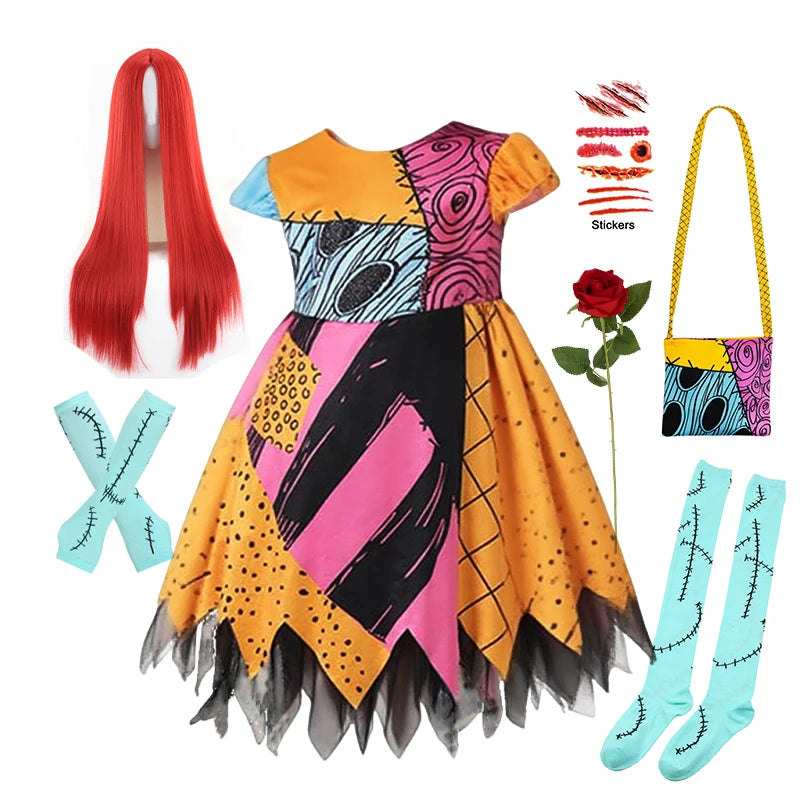 Jack & Sally Nightmare Costume Set