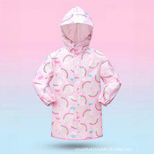 Load image into Gallery viewer, Cute Kids Raincoat - Lightweight &amp; Breathable, Cartoon Car P