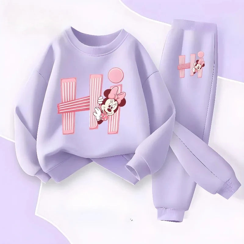 2026 Children's Long Sleeve Pullover Sets Spring Prinyted Gi