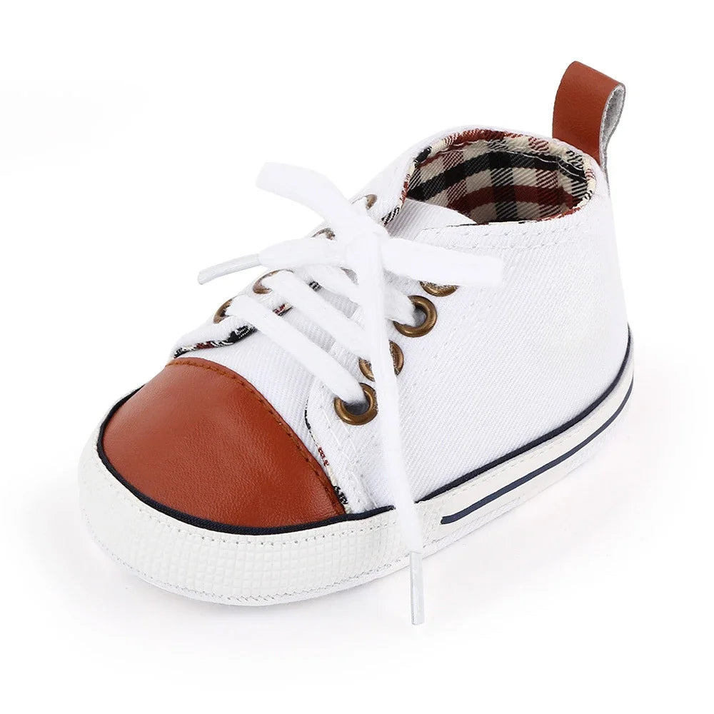Baby Canvas Classic Sneakers Newborn Print Star Sports Baby