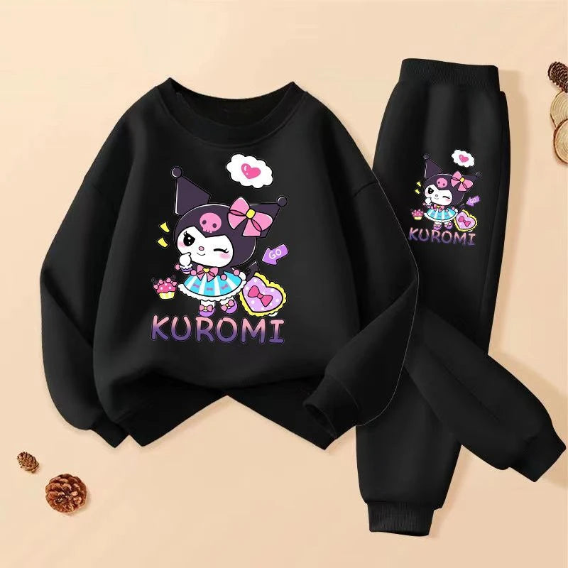 Spring Autumn Children's Clothing Sets Girls Cartoon Print S