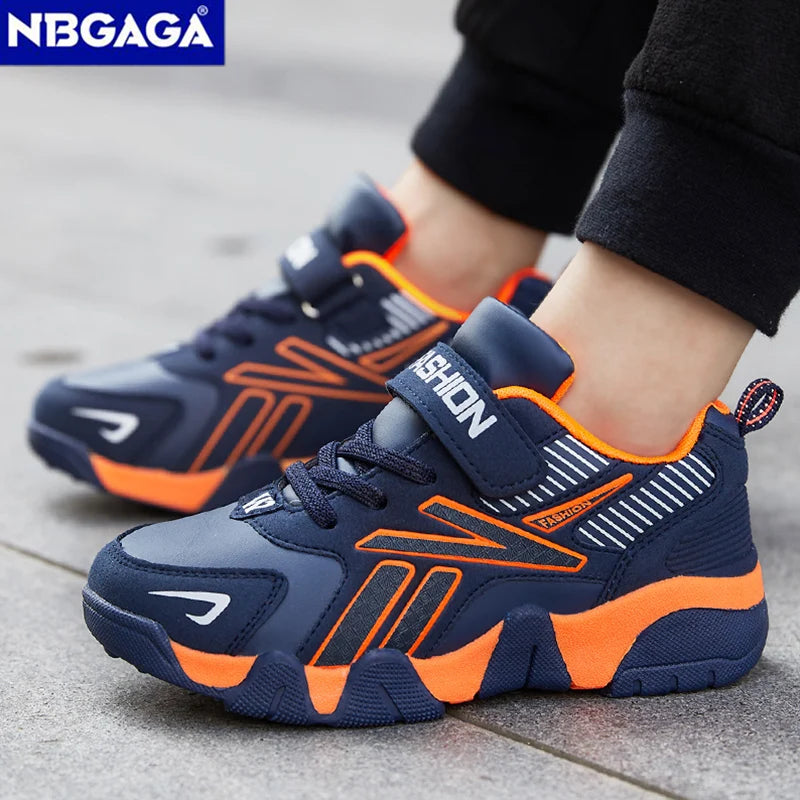 Classic Leather Trainers for Kids | Sizes 10.5-13