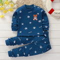Autumn Sleepwear Pajamas For Girls Boys Long Sleeve Tops+Pan
