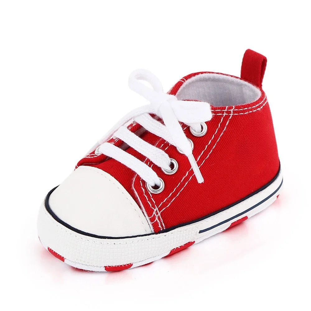 Baby Canvas Classic Sneakers Newborn Print Star Sports Baby