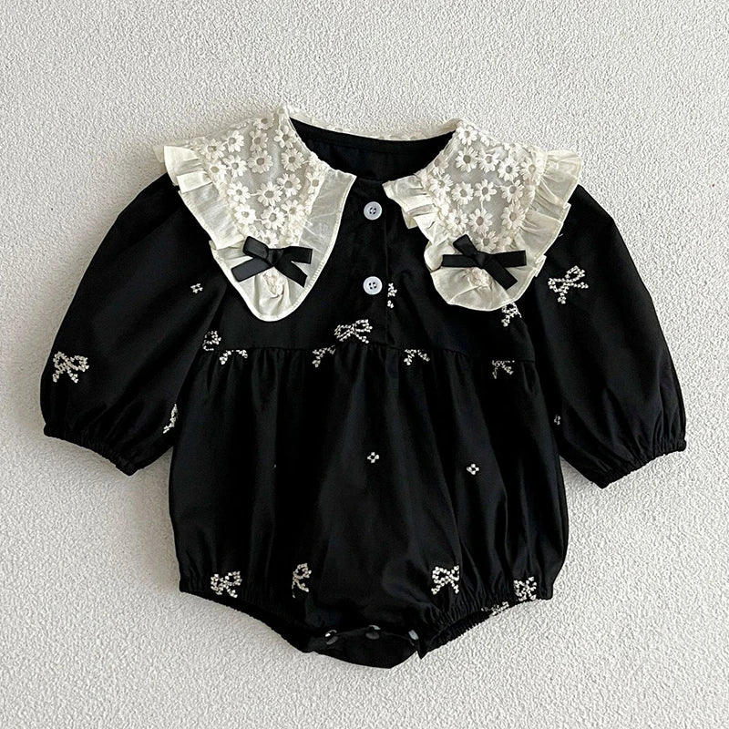Sisters Embroidered Romper Dress | Baby & Kids