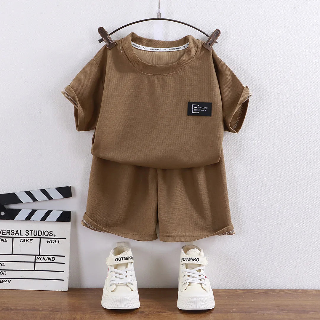 Waffle Knit Casual Set | Boys & Girls 2-10Y