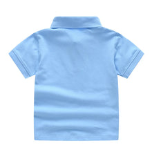 Load image into Gallery viewer, Solid Color Boys Girls Summer T-shirts Quality Uniform Polo