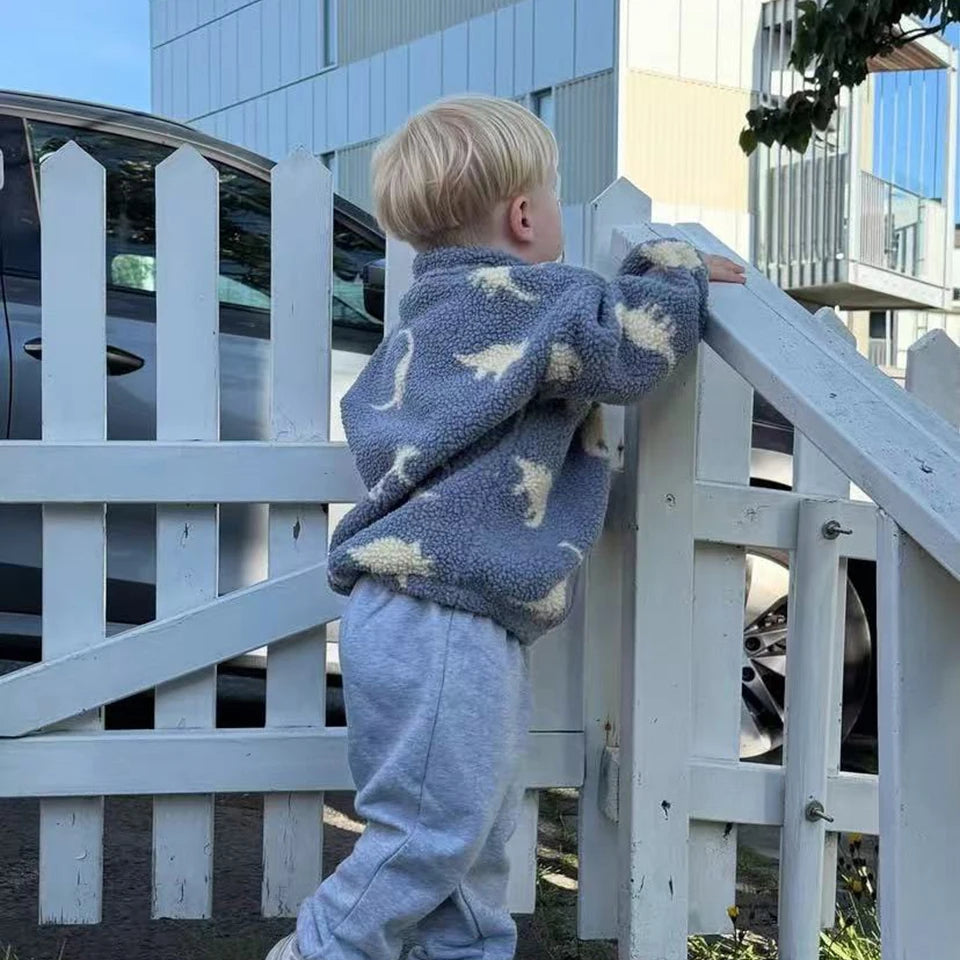 Cosy Cartoon Kids Winter Coat