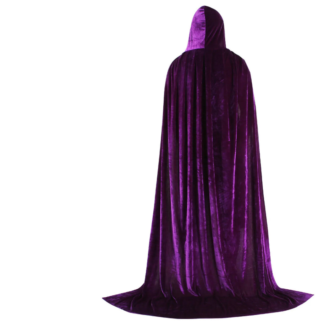 Velvet Hooded Cape – Kids' Medieval Costume