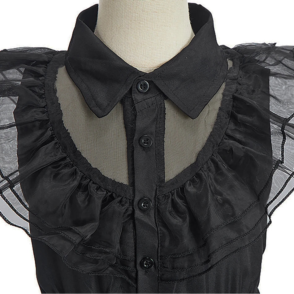 Black Witch Princess Costume Dress