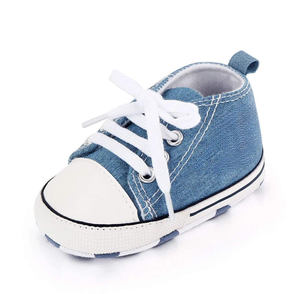 Baby Canvas Classic Sneakers Newborn Print Star Sports Baby