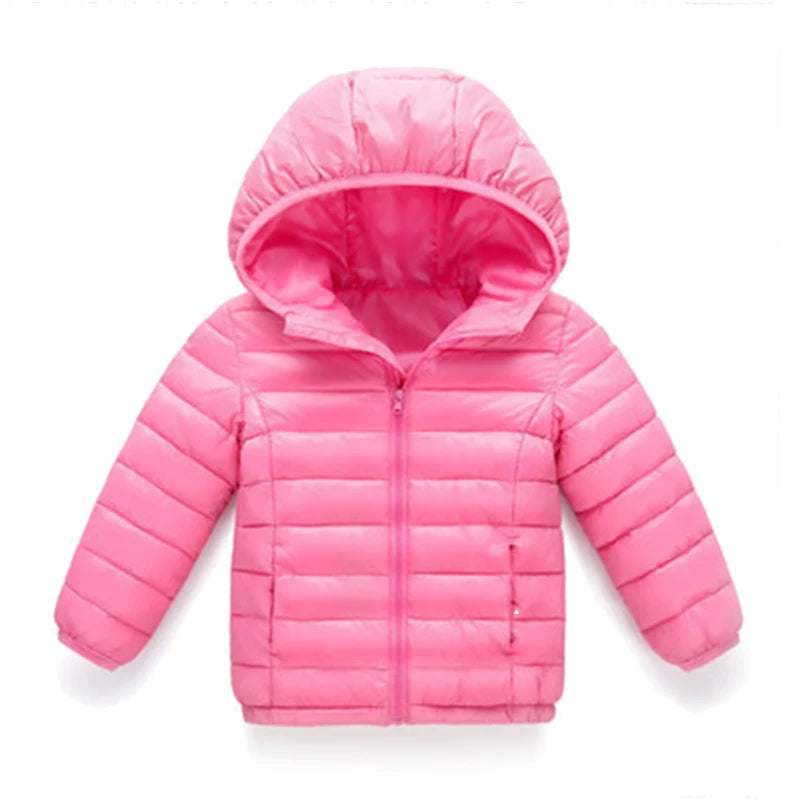 2-12 Years Autumn Winter Kids Cotton Jackets For Girls Child