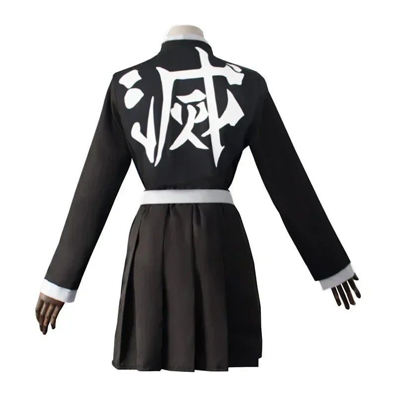 Anime Kanroji Mitsuri Cosplay Costume Kimono Haori Dress Wig