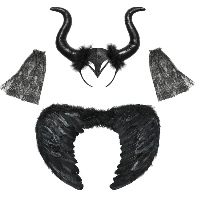 Black Mesh Evil Queen Tutu Dress Costume